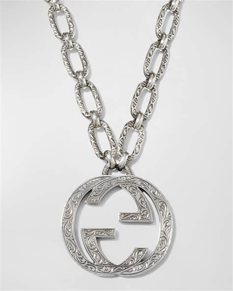 gucci pendant men|authentic gucci necklace.